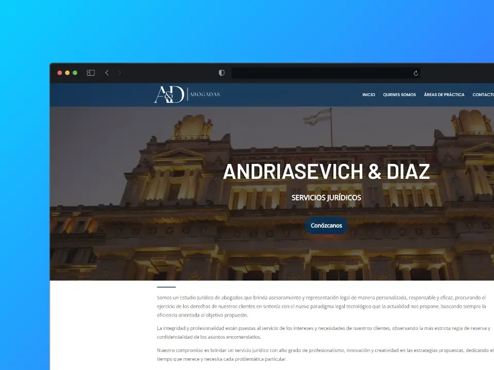 Aydabogadas - Landing page
